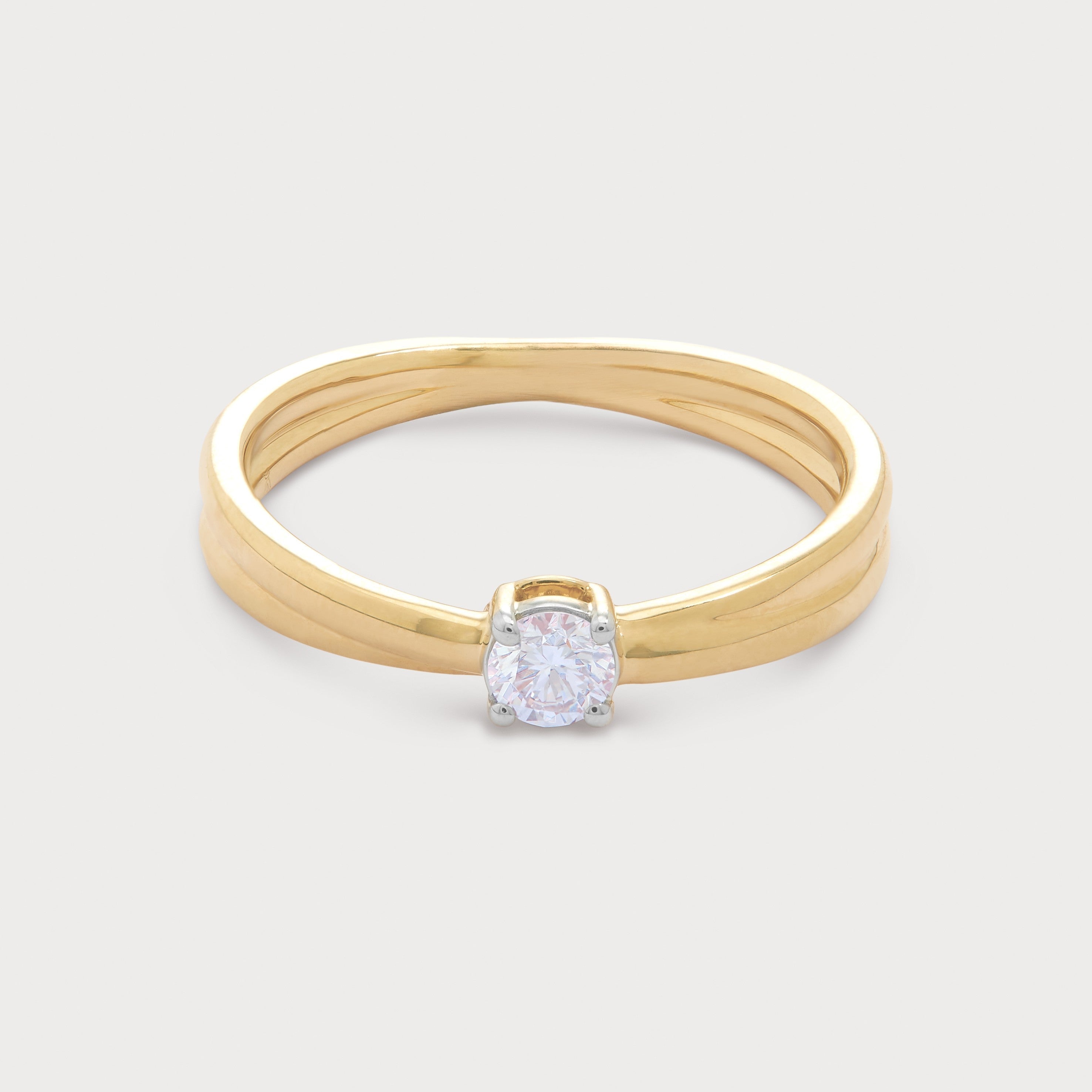 Duette Diamond Ring