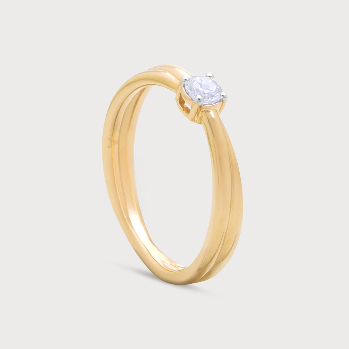 Duette Diamond Ring