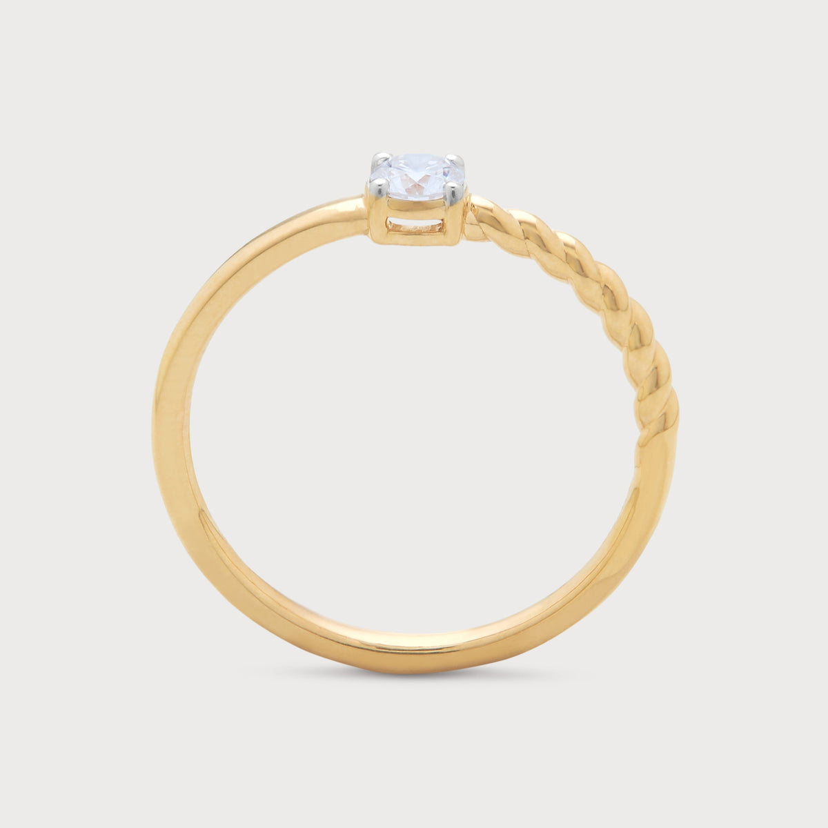 Tresse Diamond Ring