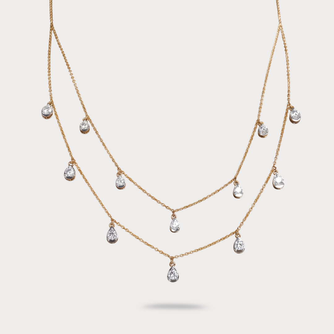 Dancing Diamond Necklace