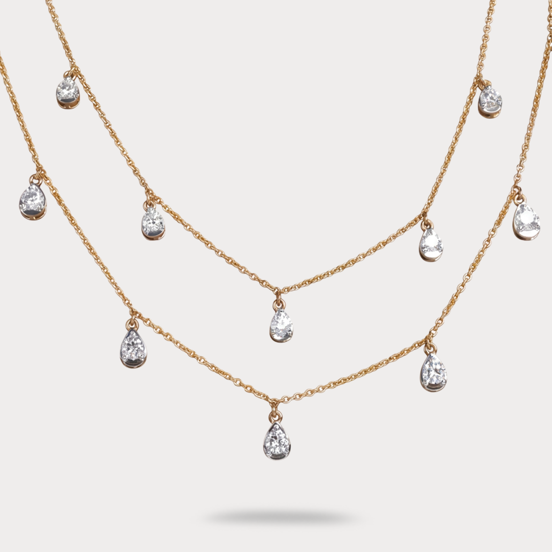 Dancing Diamond Necklace