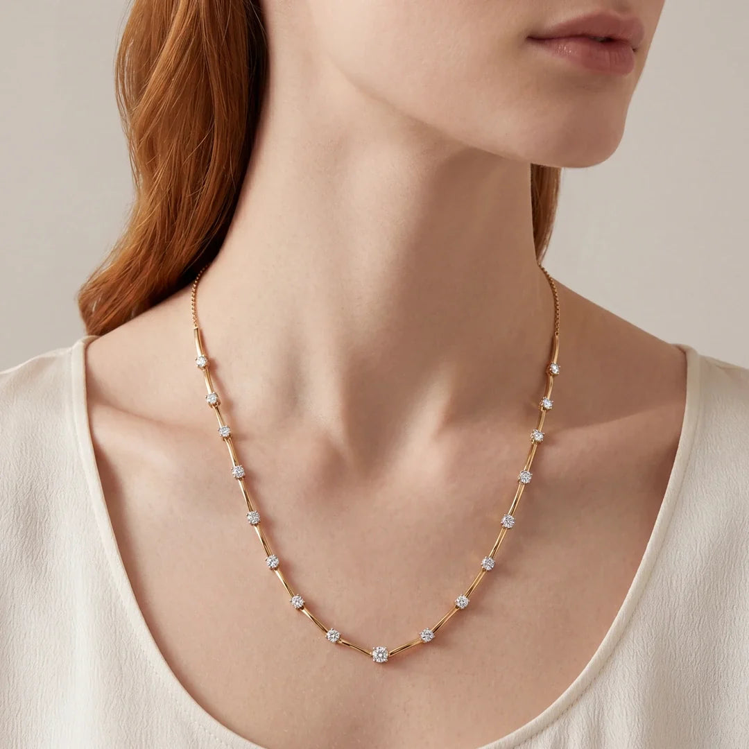 Polaris Diamond Necklace