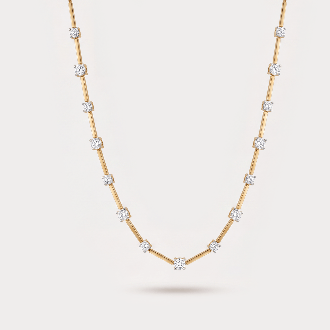 Resplendant Station Diamond Necklace