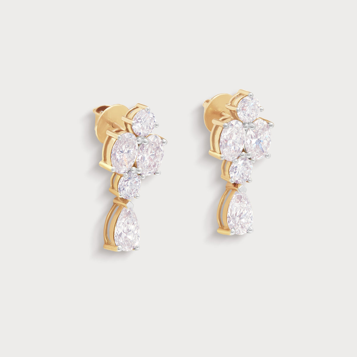 Alura Drop Diamond Earrings