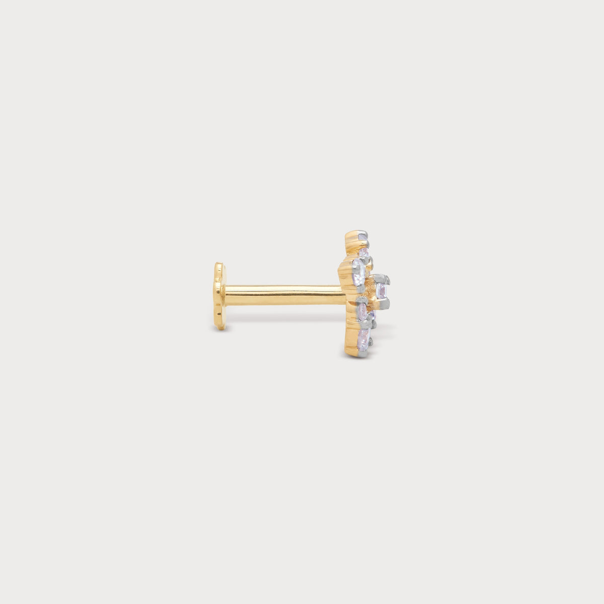 Sparkle Cluster Diamond Nose Pin