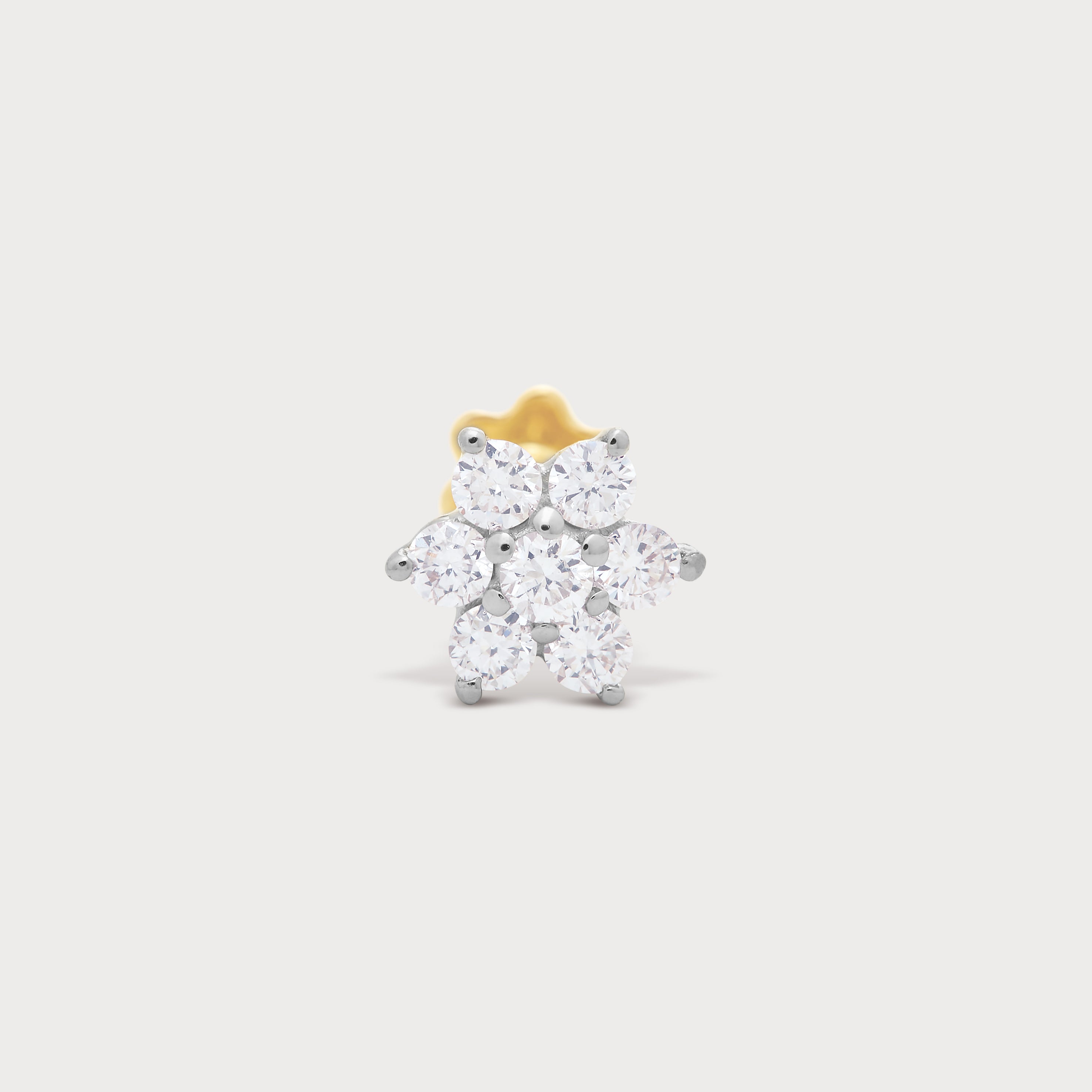 Flora Diamond Nose Pin