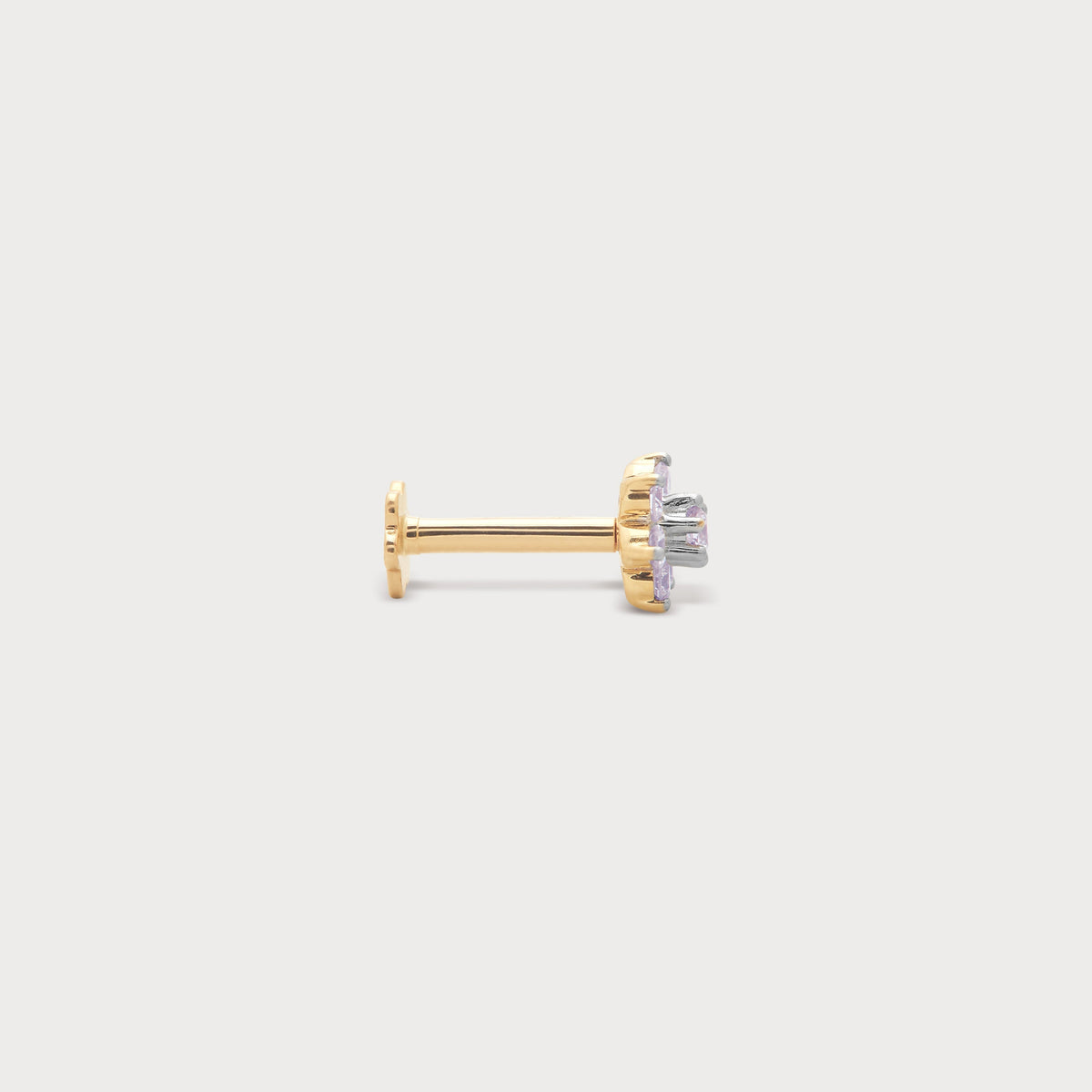 Blooming Spark Diamond Nose Pin