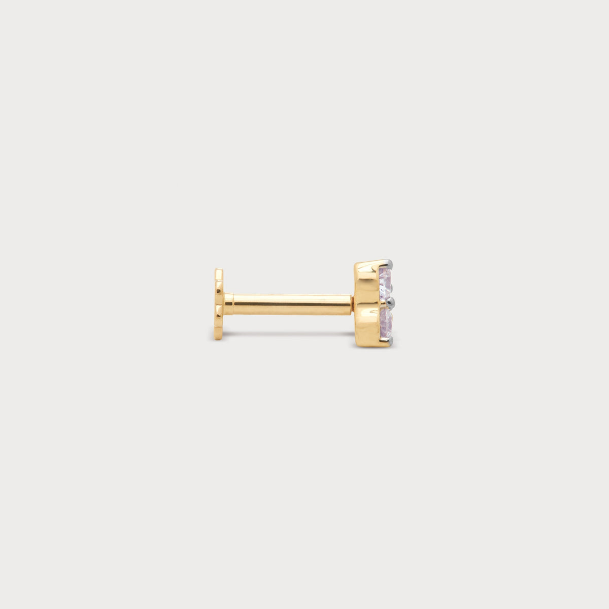 Triple Gleam Diamond Nose Pin