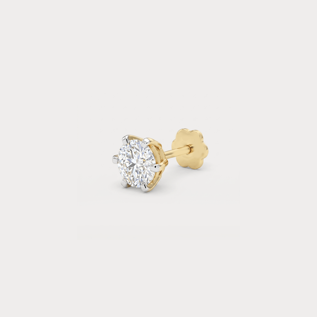Pearl Diamond Nose Pin