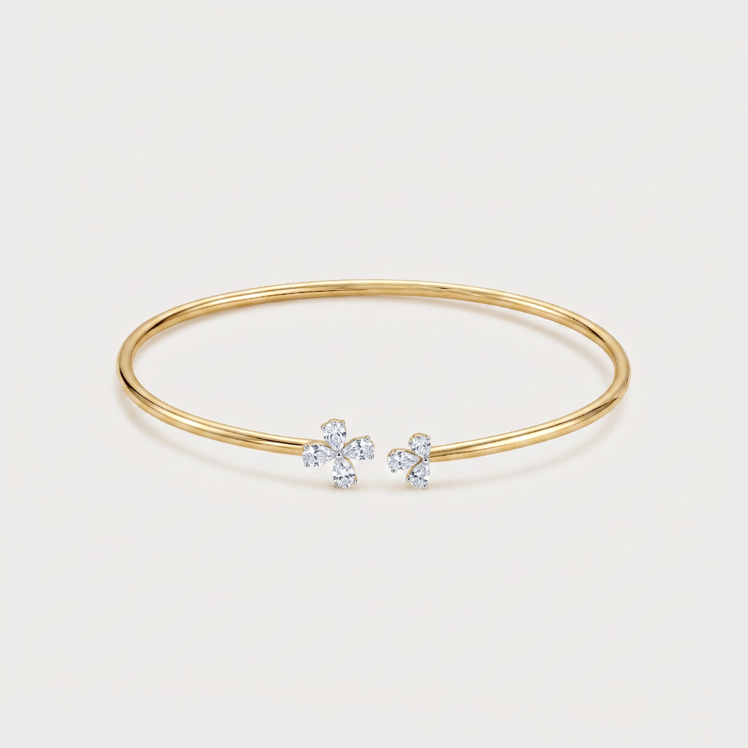Ellipse Diamond Bangle