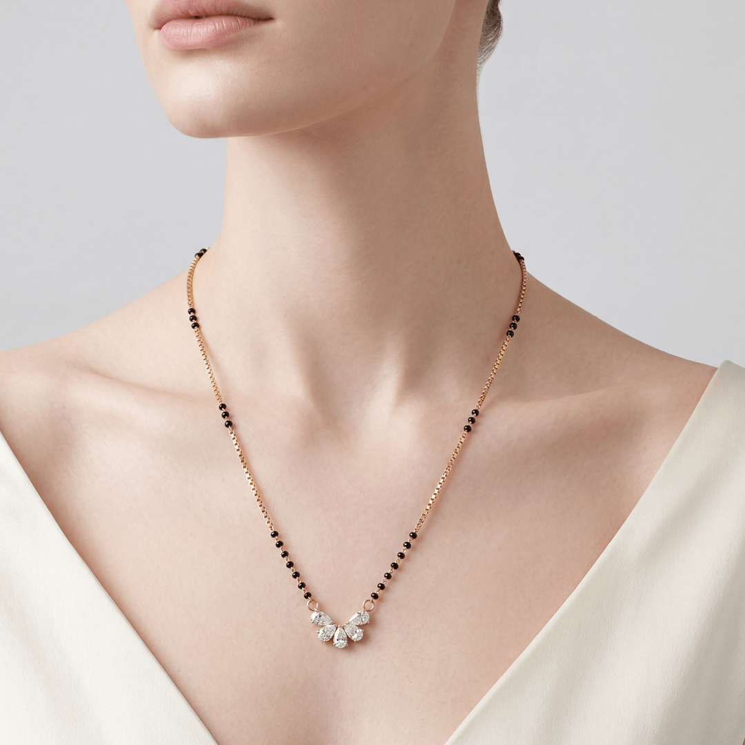 Fleur Bloom Diamond Mangalsutra