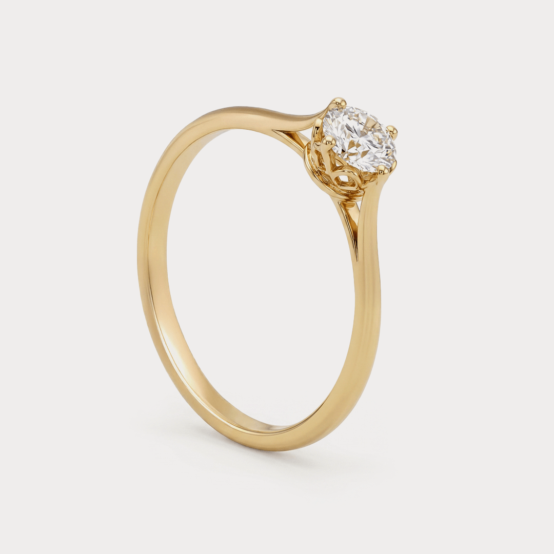 Dewdrop Diamond Ring