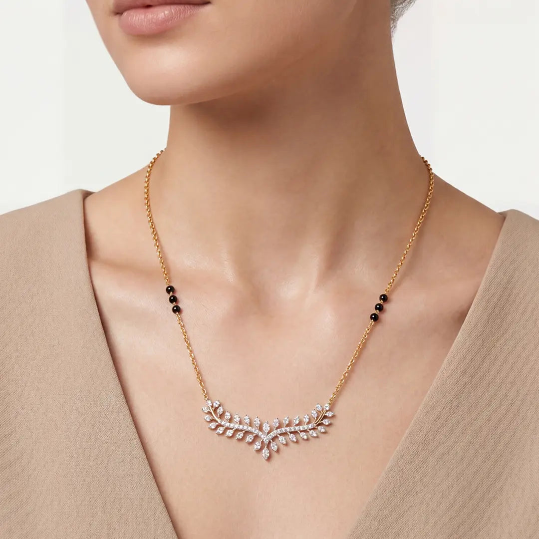 Vine Éclat Diamond Mangalsutra