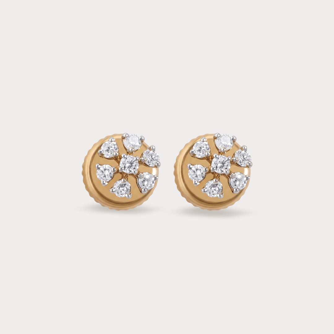Meadowlight Stars & Flowers Diamond Earrings
