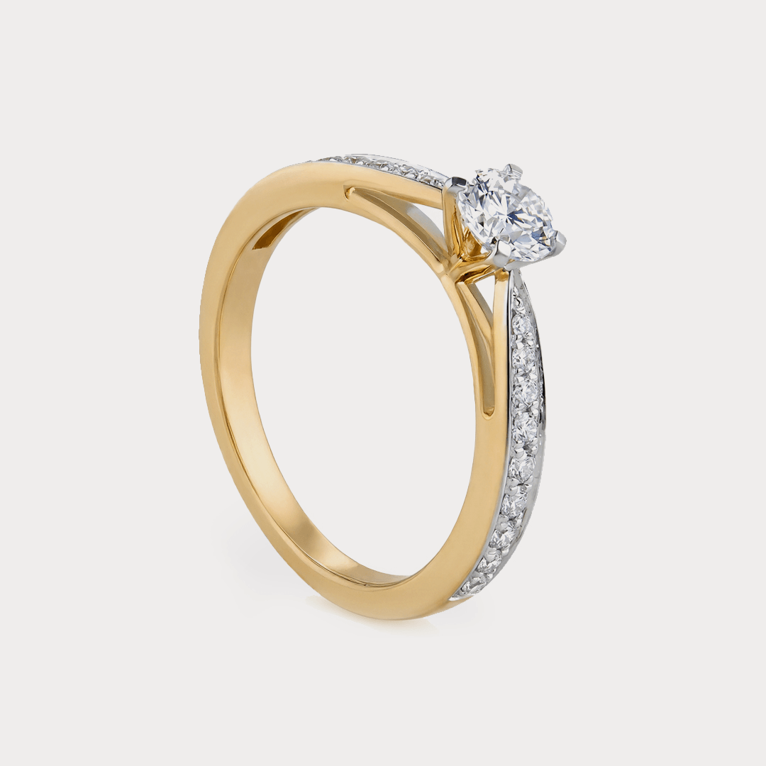 Raindrop Diamond Ring