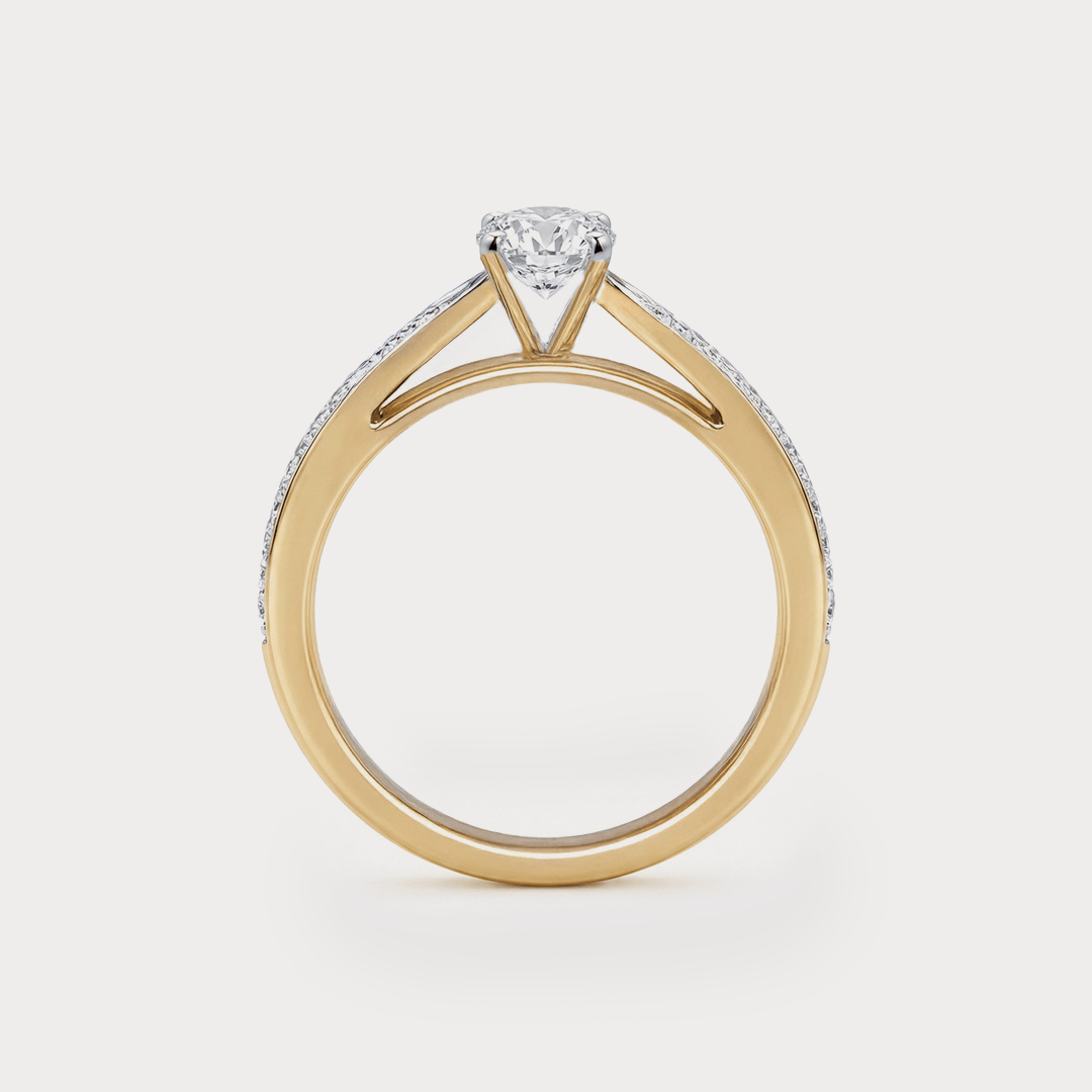 Raindrop Diamond Ring