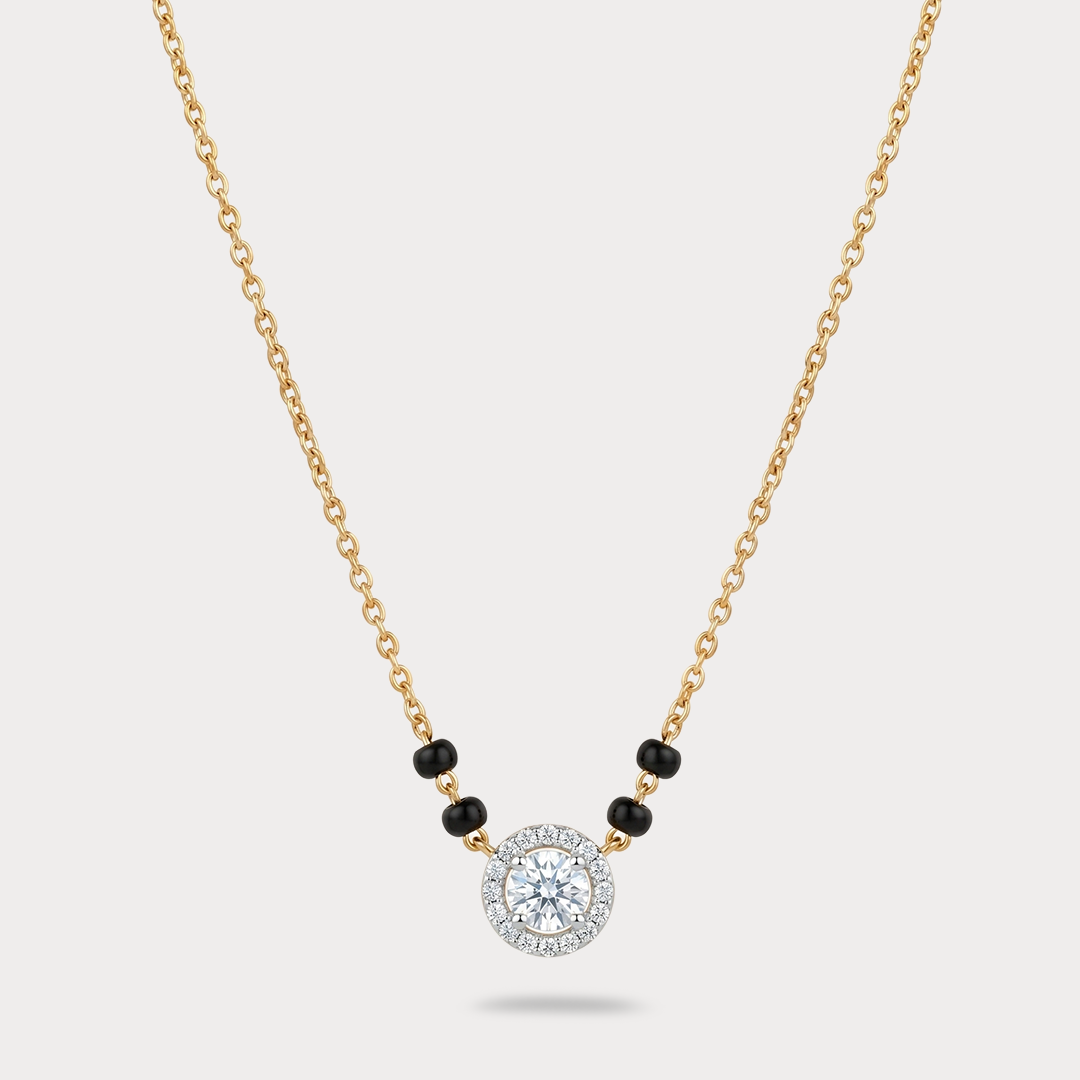 Halo of Vows Diamond Mangalsutra