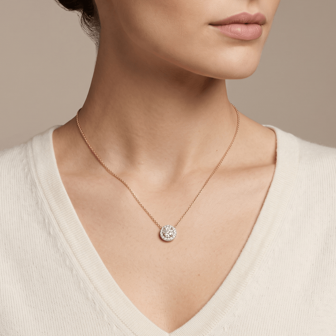 Starkissed Cluster Diamond Pendant Chain
