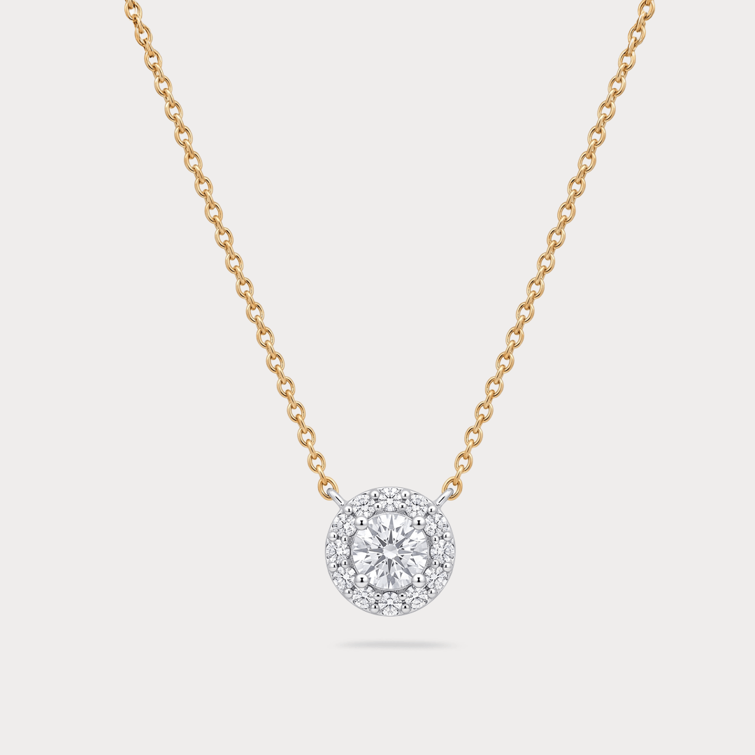 Auroraborn Cluster Diamond Pendant Chain