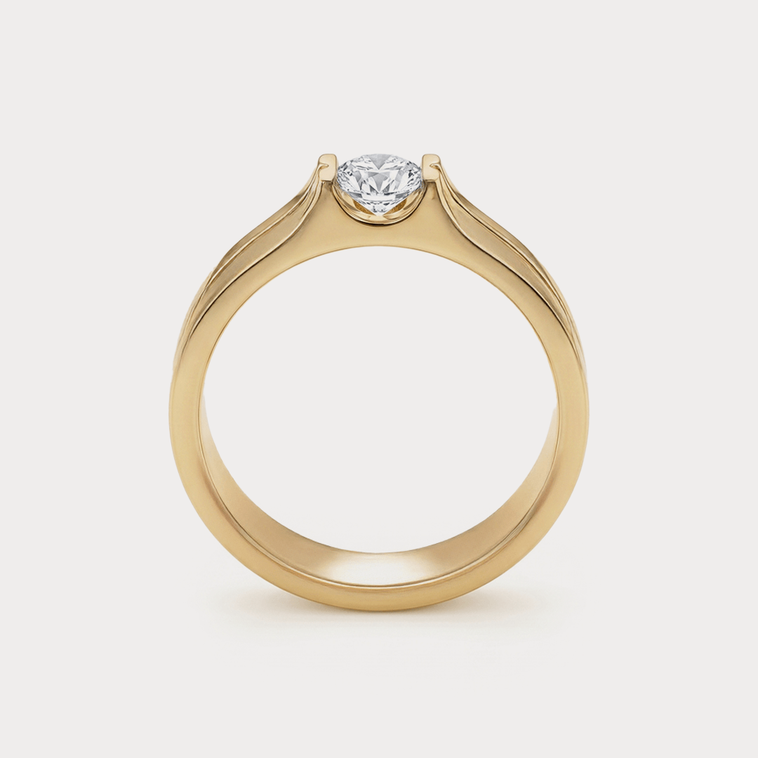 Signet Diamond Men's Ring