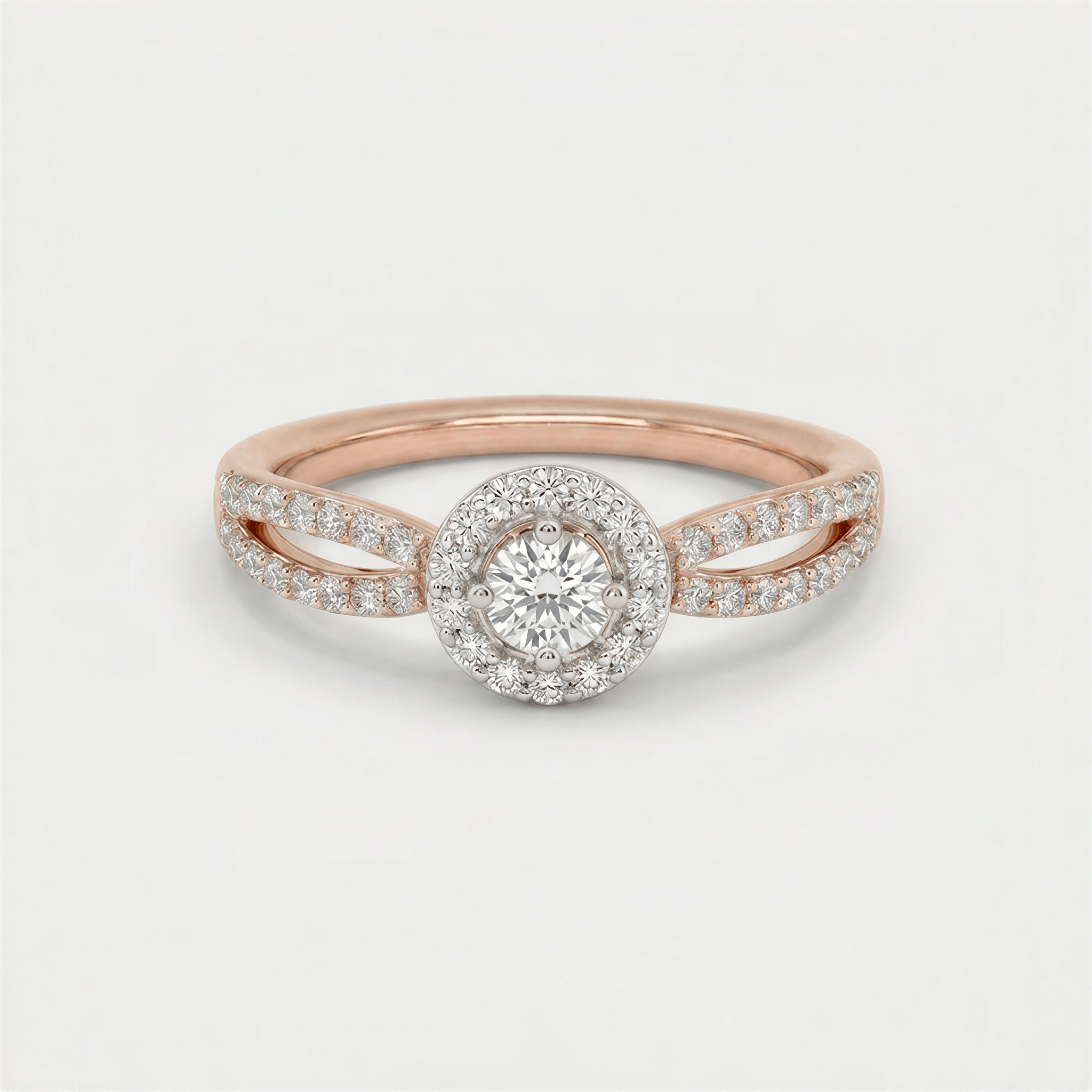 Windswept Diamond Ring