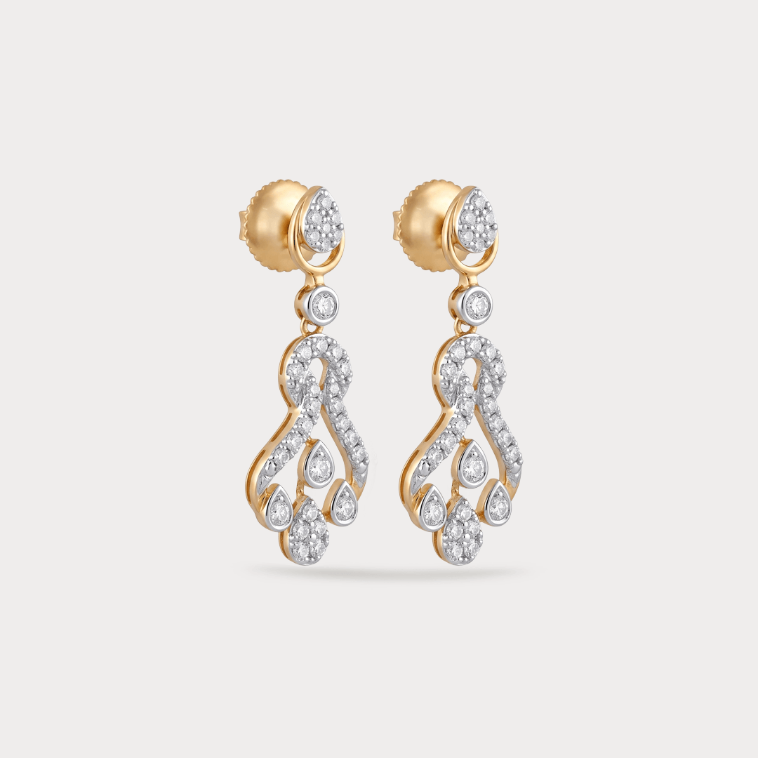 Skysong Drop Diamond Earrings