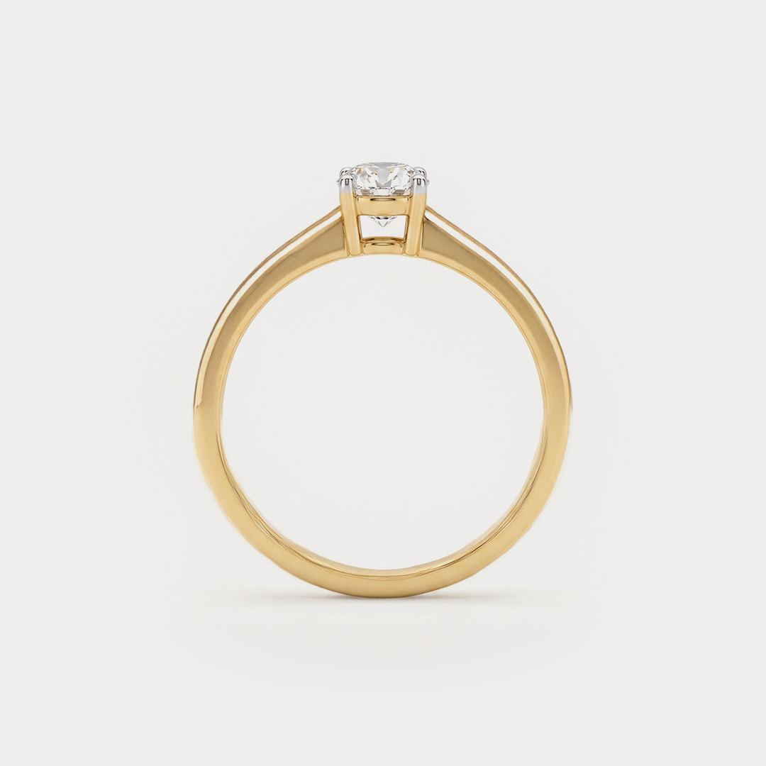Teardrop Diamond Ring