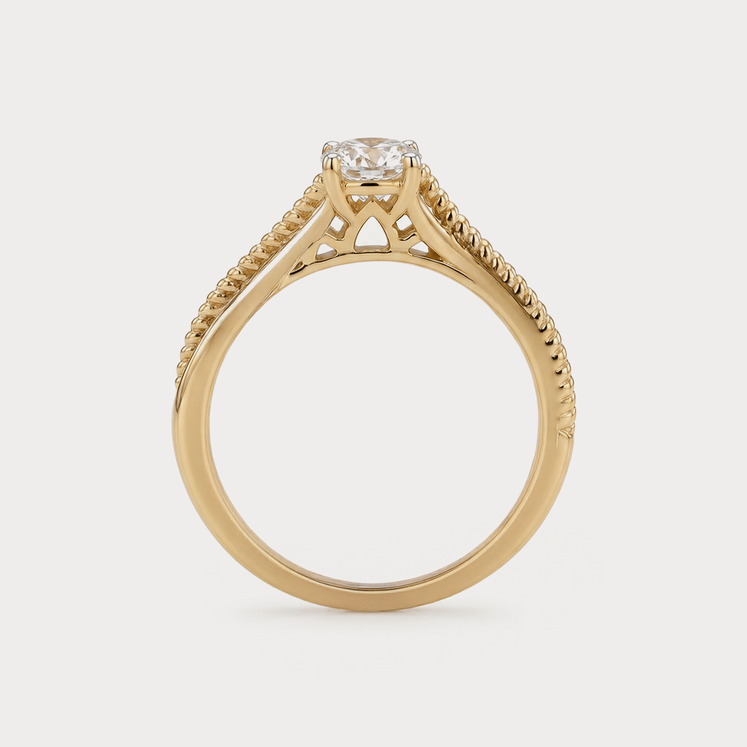 Droplet Diamond Ring
