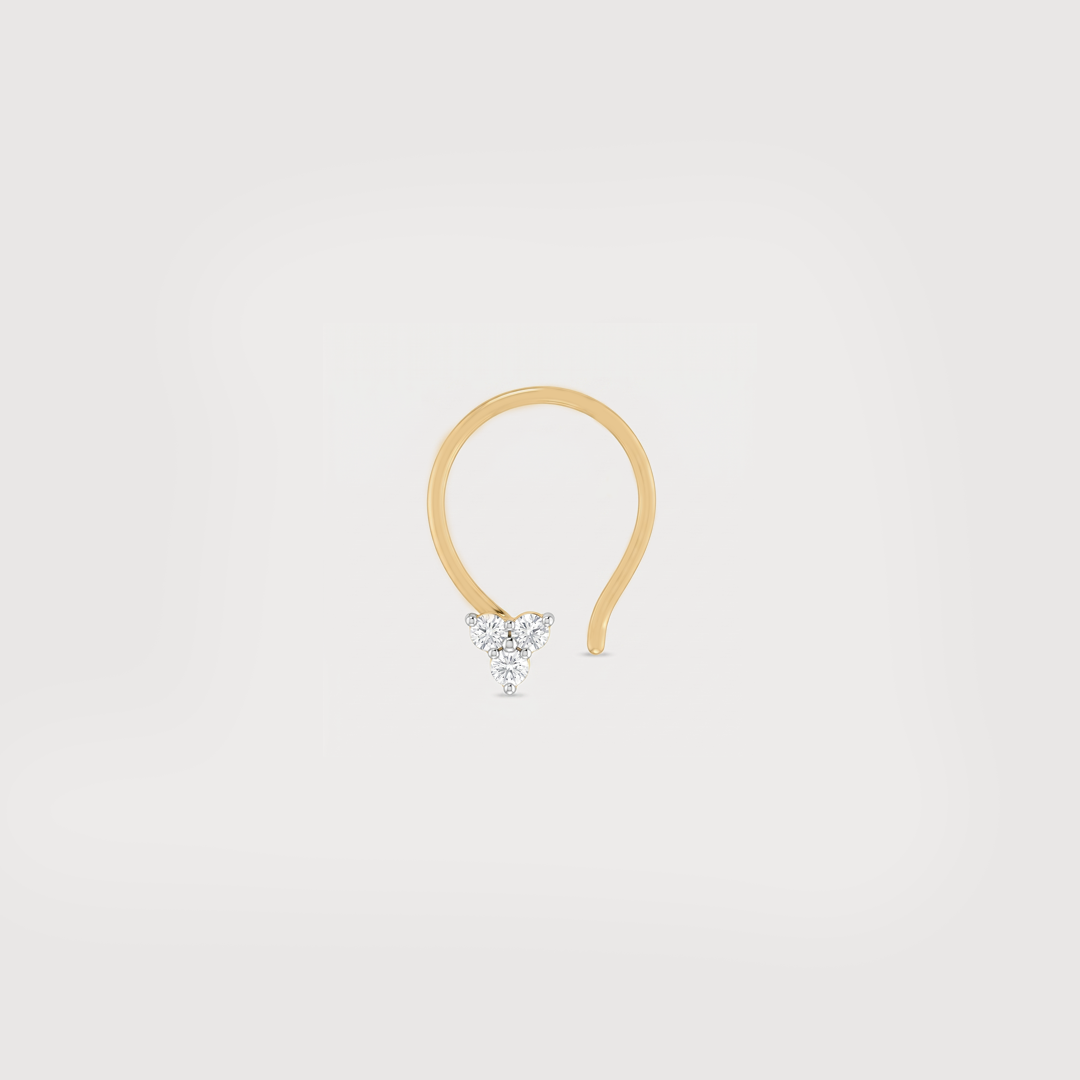 Trio Spark Diamond Nose Pin