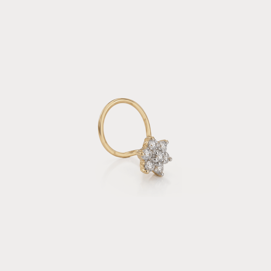 Filament Diamond Nose Pin