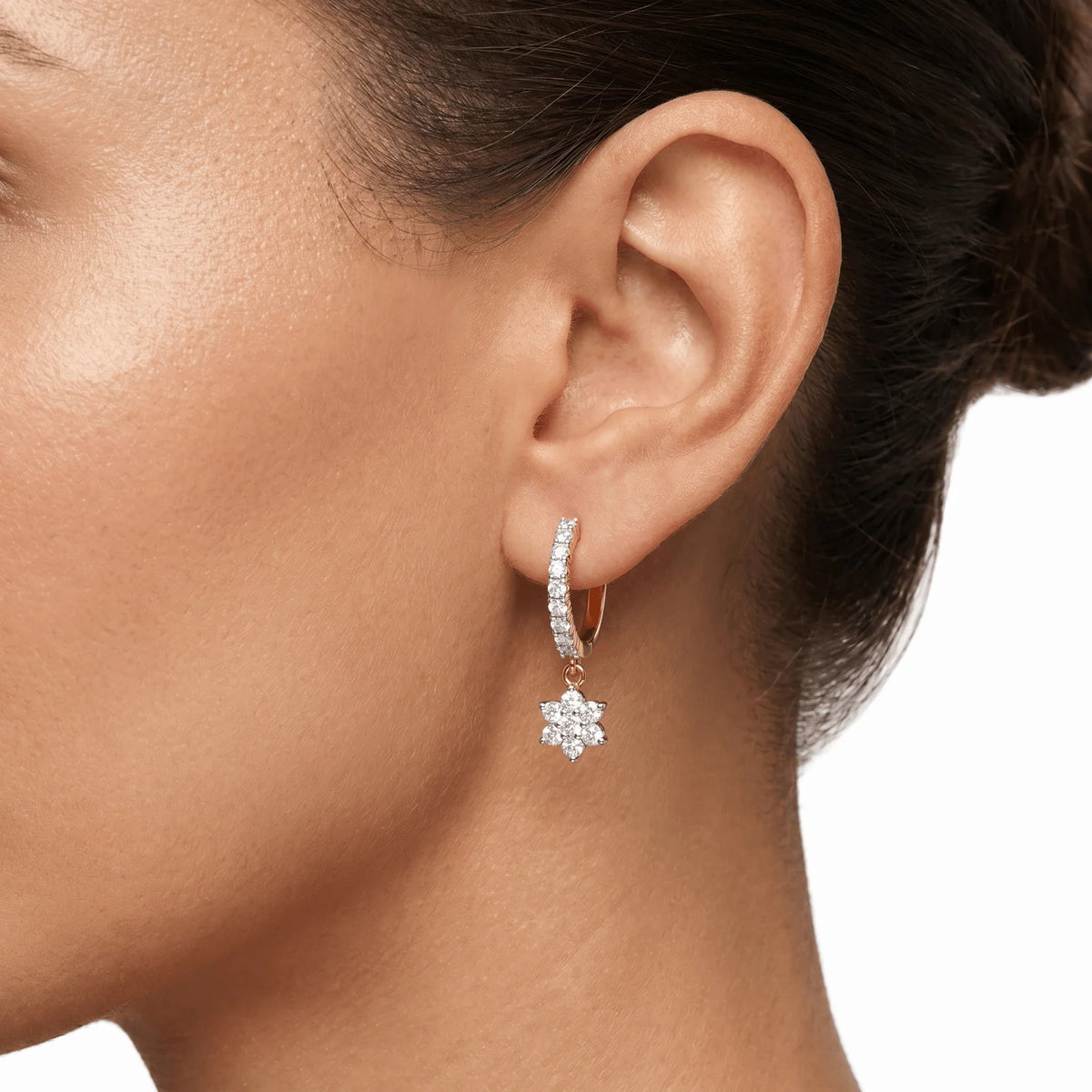 Velvet Fall Drops Diamond Earrings