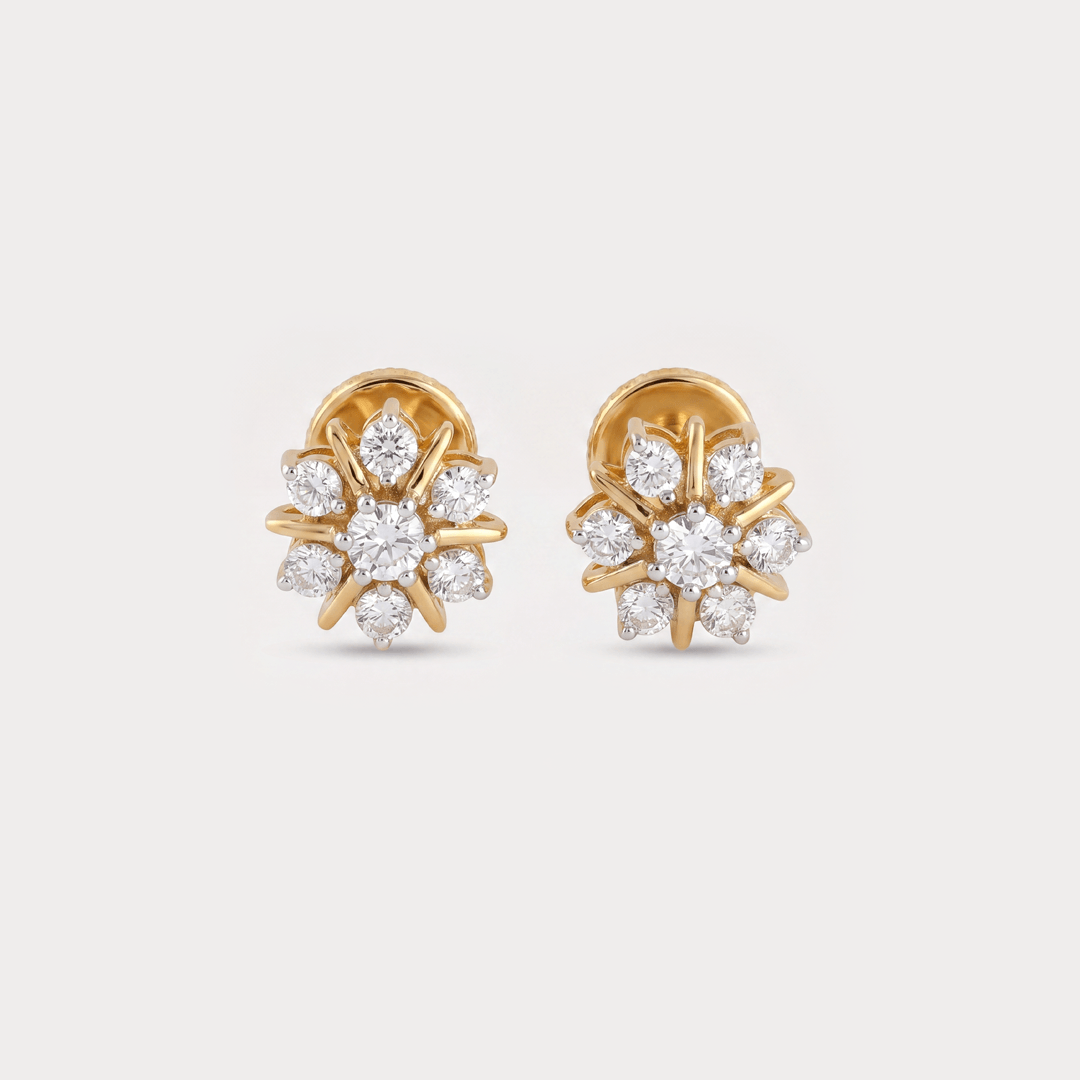 Kala Nakshatra Diamond Earrings