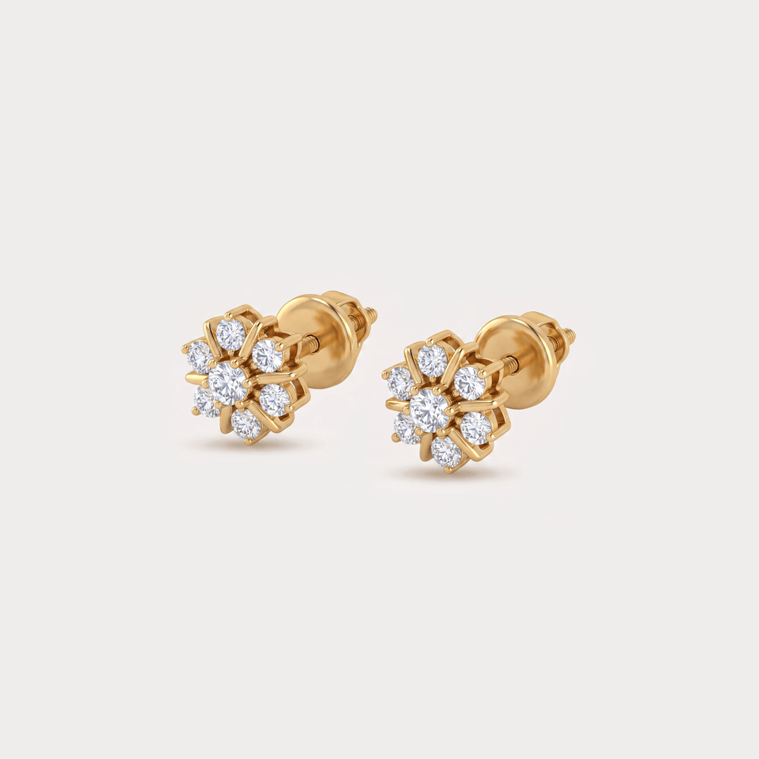 Kala Nakshatra Diamond Earrings