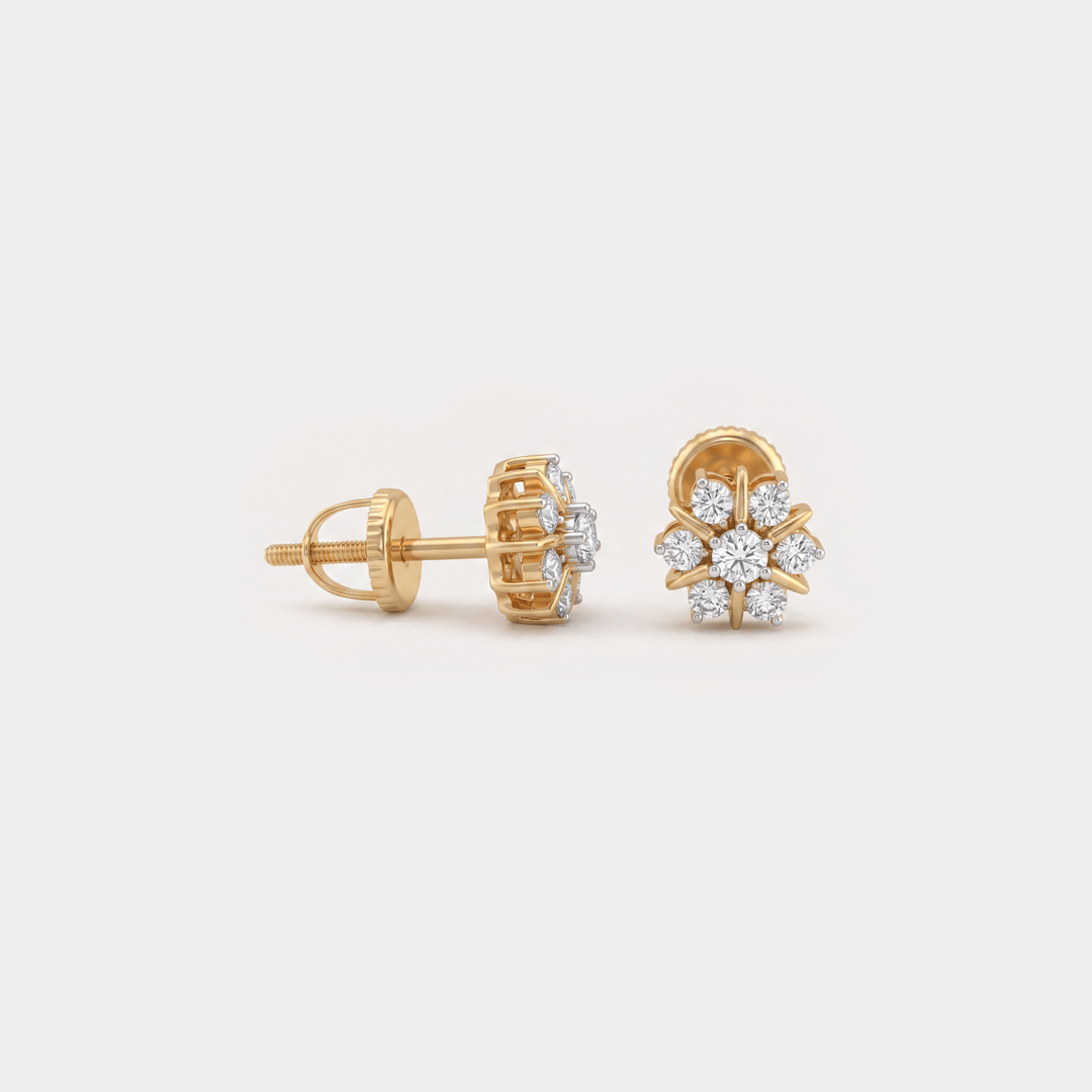 Kala Nakshatra Diamond Earrings