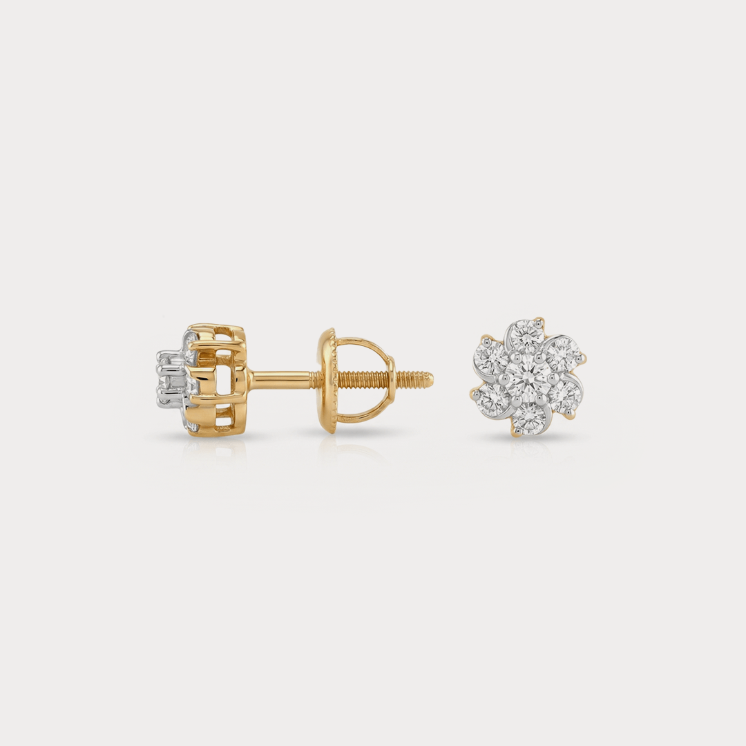Arc Diamond Earrings