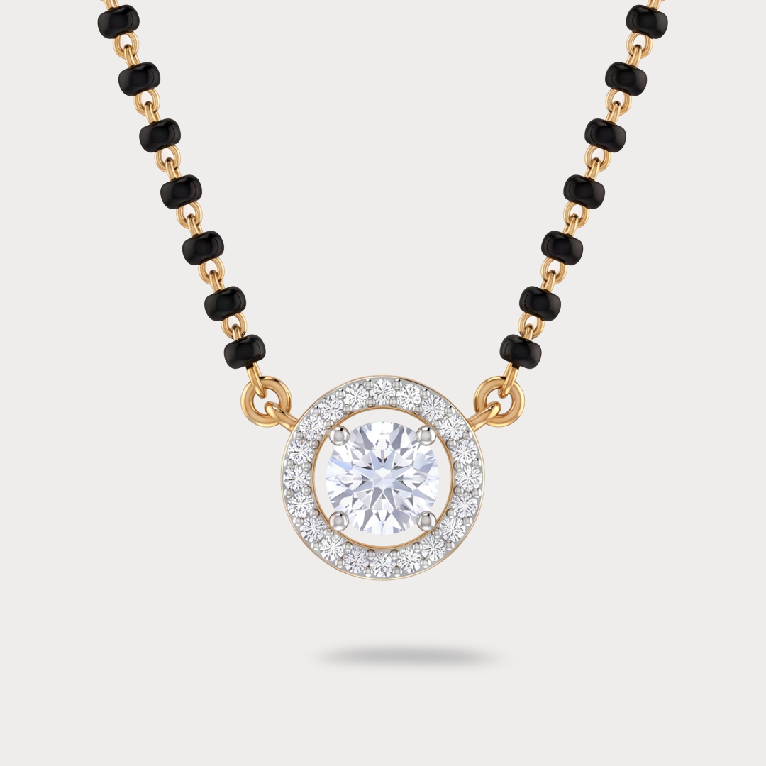 Thread of Light Diamond Mangalsutra