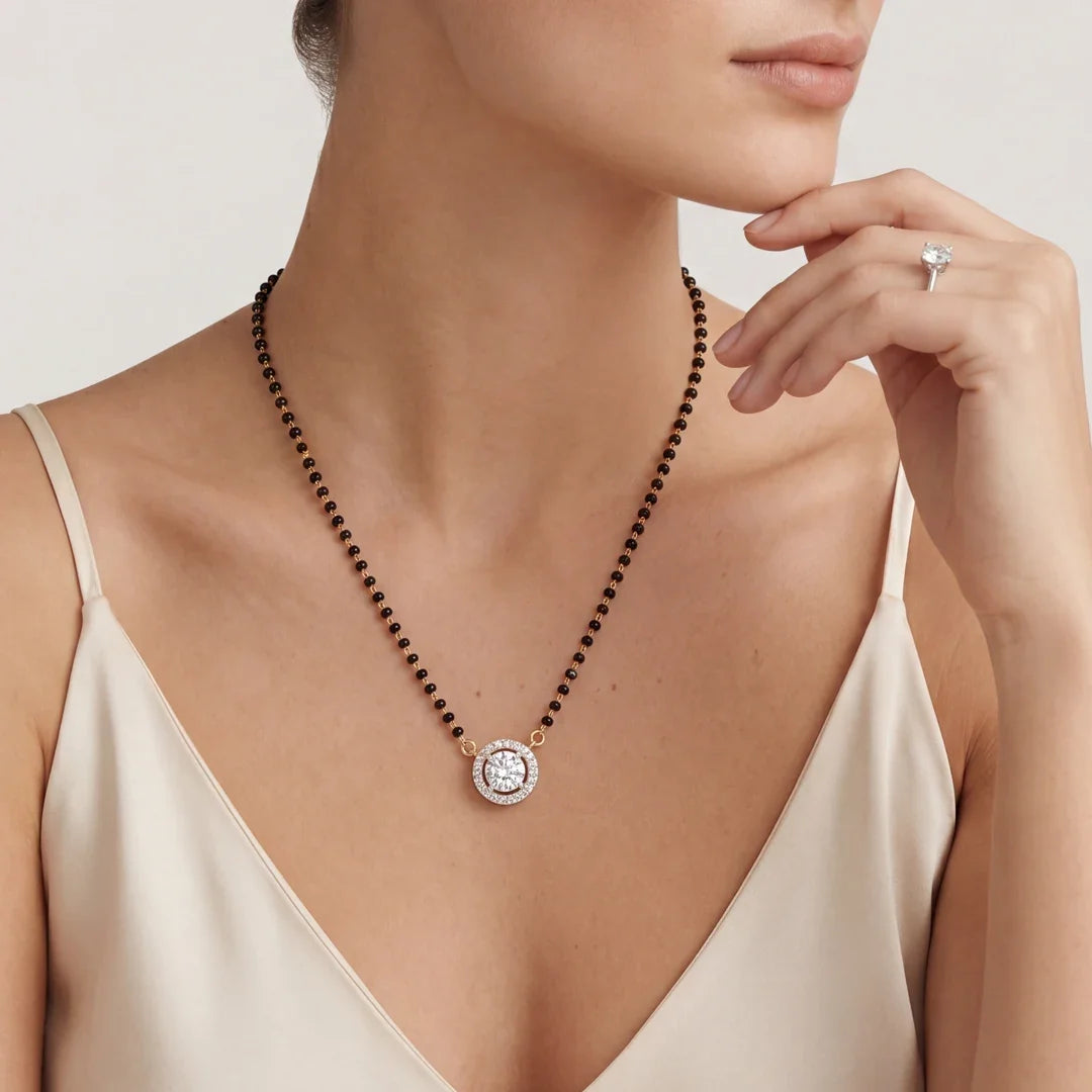 Thread of Light Diamond Mangalsutra