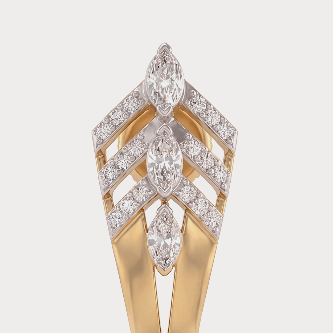 Coil Diamond Earrings