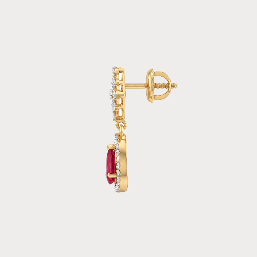 Crystal Bloom Diamond Earrings