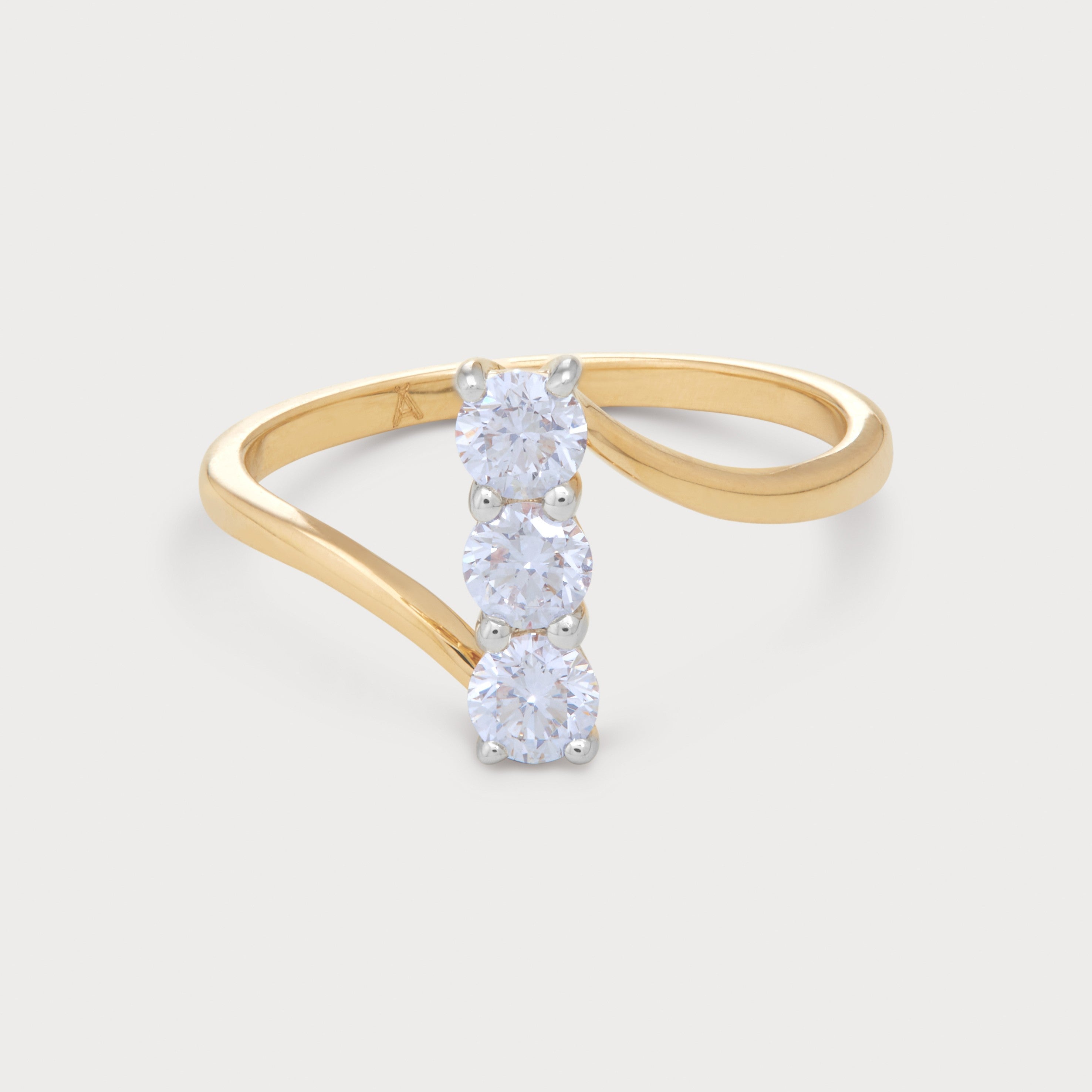 Trine Diamond Ring