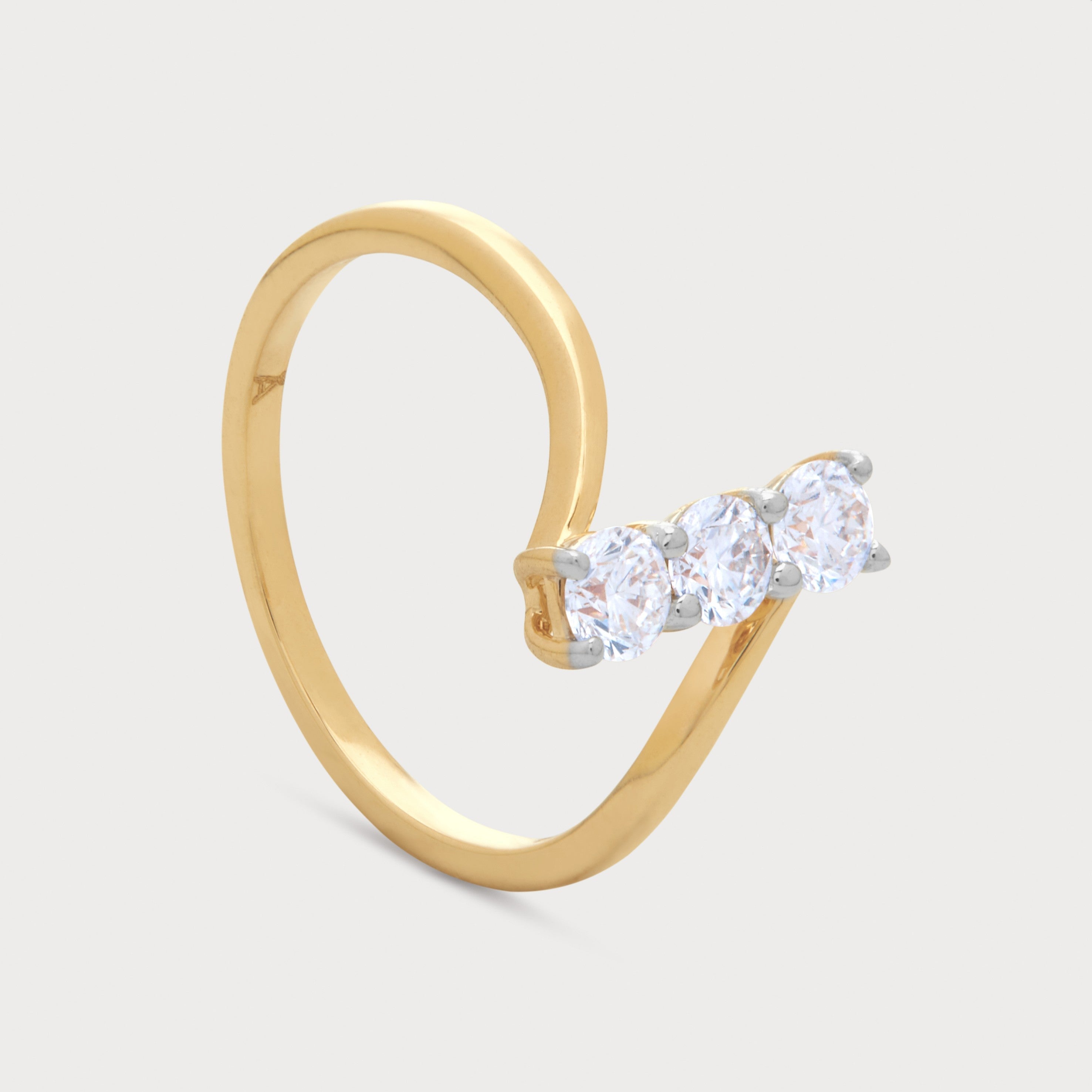 Trine Diamond Ring