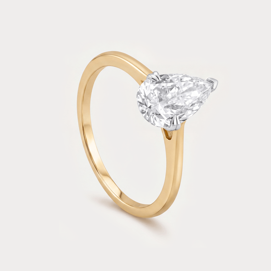 Felt Solitaire Diamond Ring