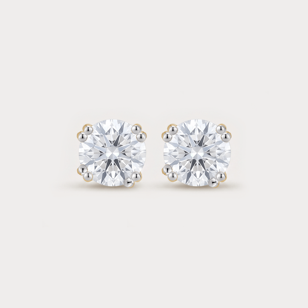 Majesty Solitaire Diamond Earrings