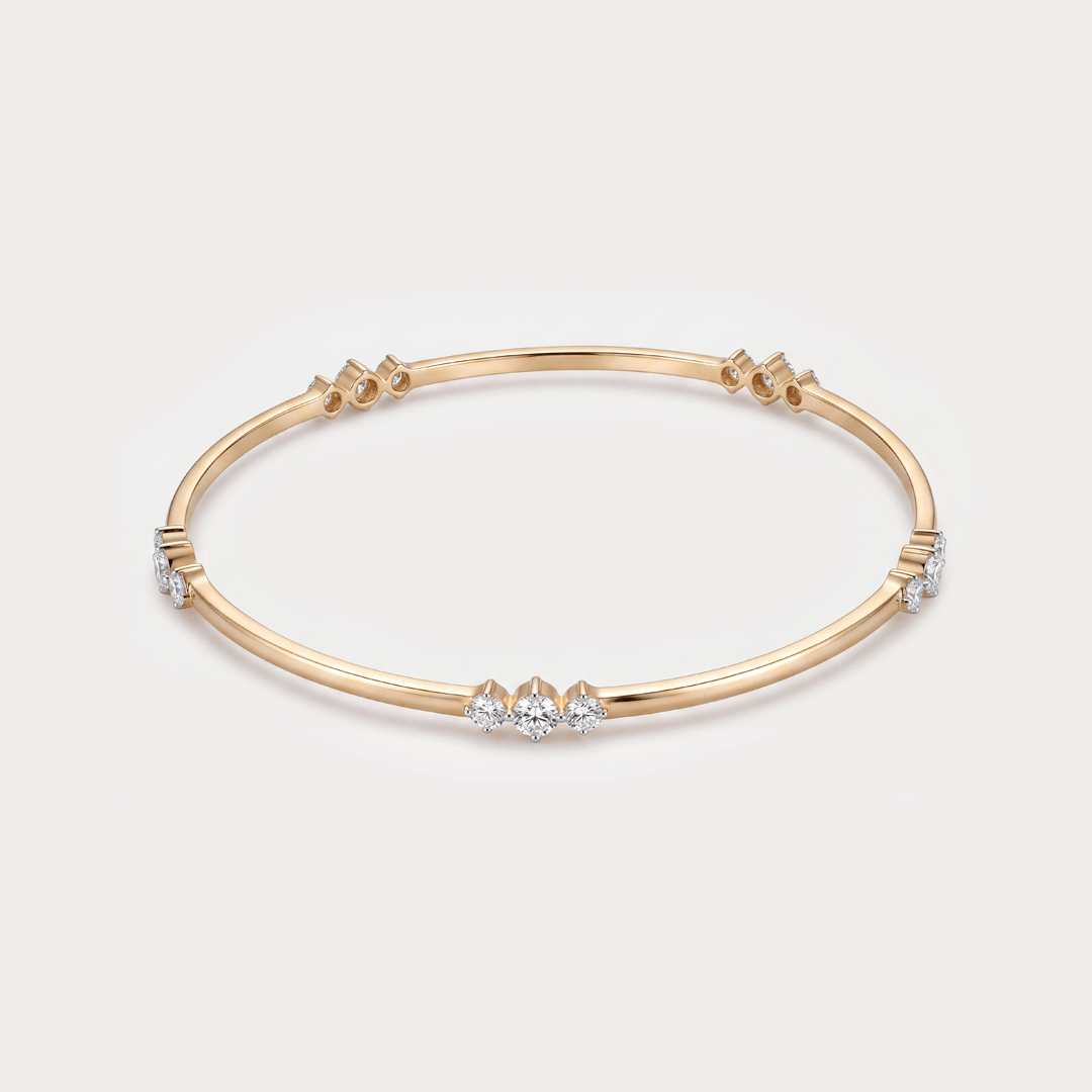 Resplendant Station Bangle Diamond Bangle