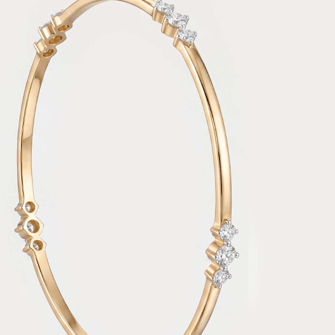 Resplendant Station Bangle Diamond Bangle
