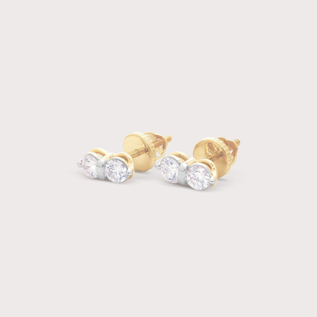 Gemini Diamond Studs