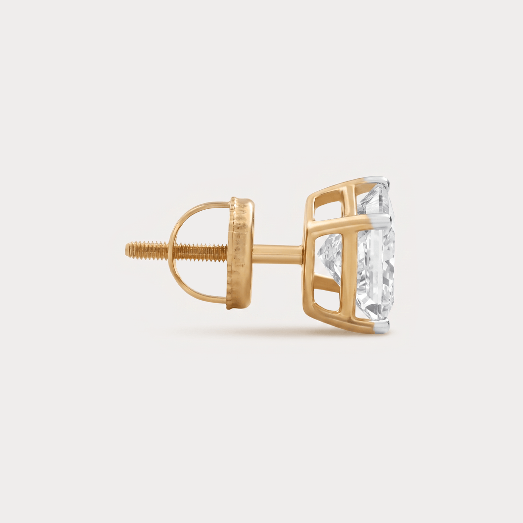 Illustrious Solitaire Diamond Earrings