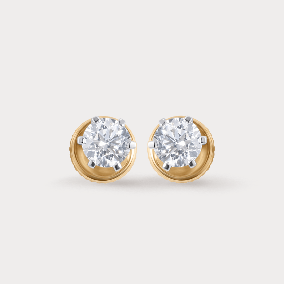 Skydrift Mini-Solitaire Diamond Studs