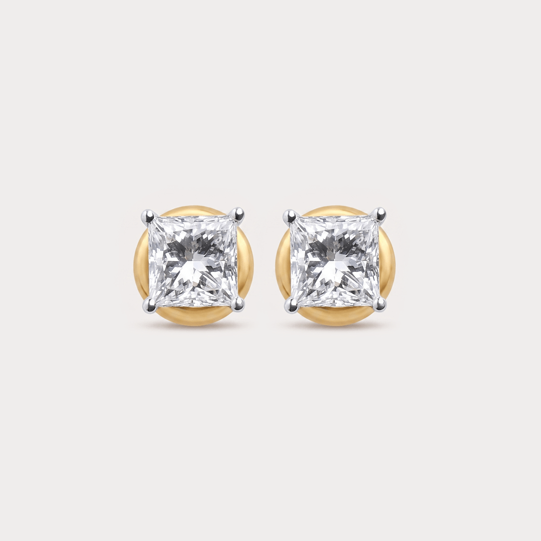 Eminence Solitaire Diamond Earrings