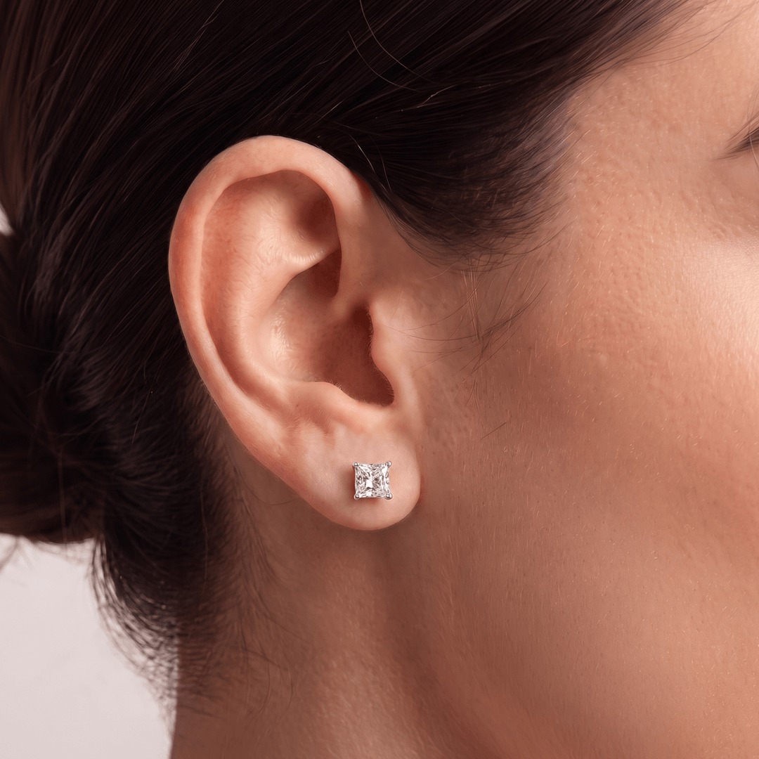 Eminence Solitaire Diamond Earrings